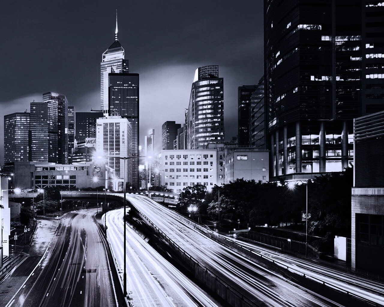 Огни Гонконга обои