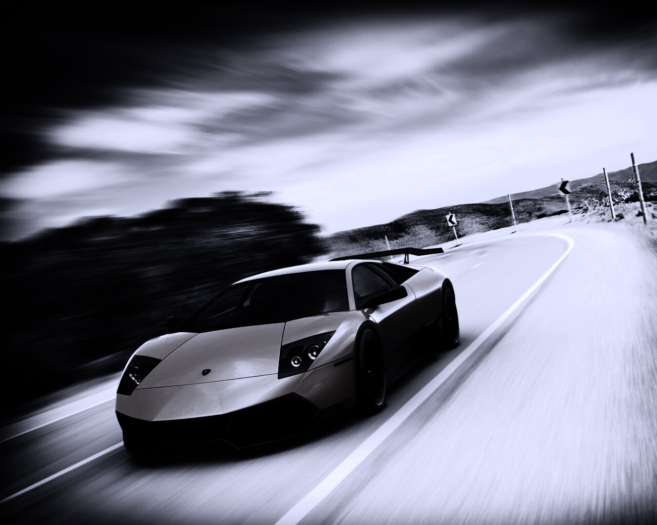 Желтая Ламборджини обои