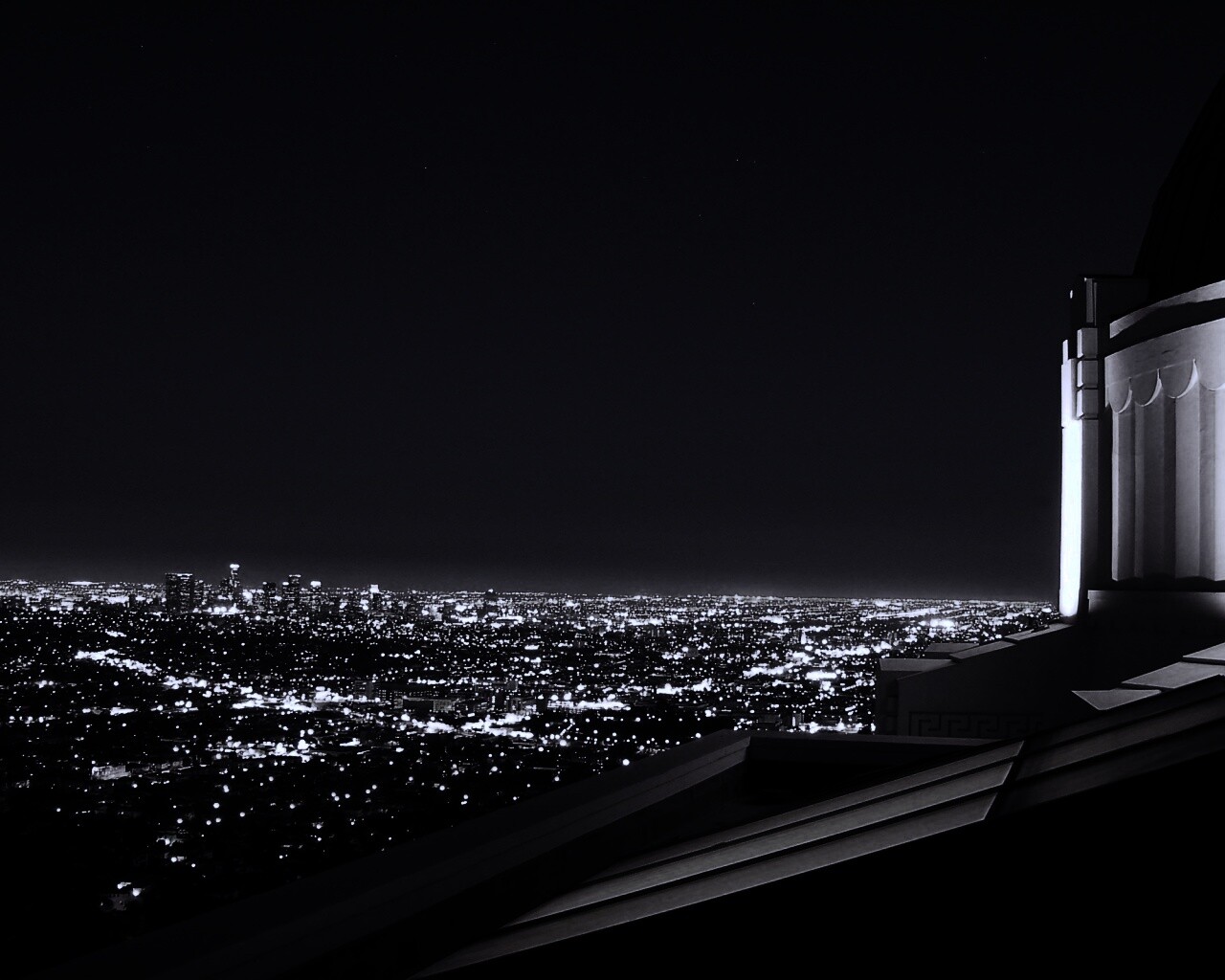 Вид на город обои