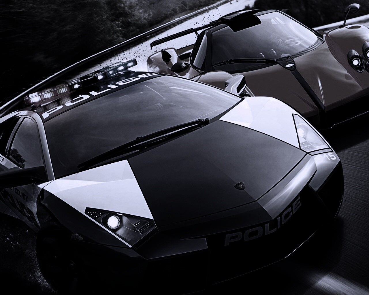 Полицейская погоня из Need For Speed обои