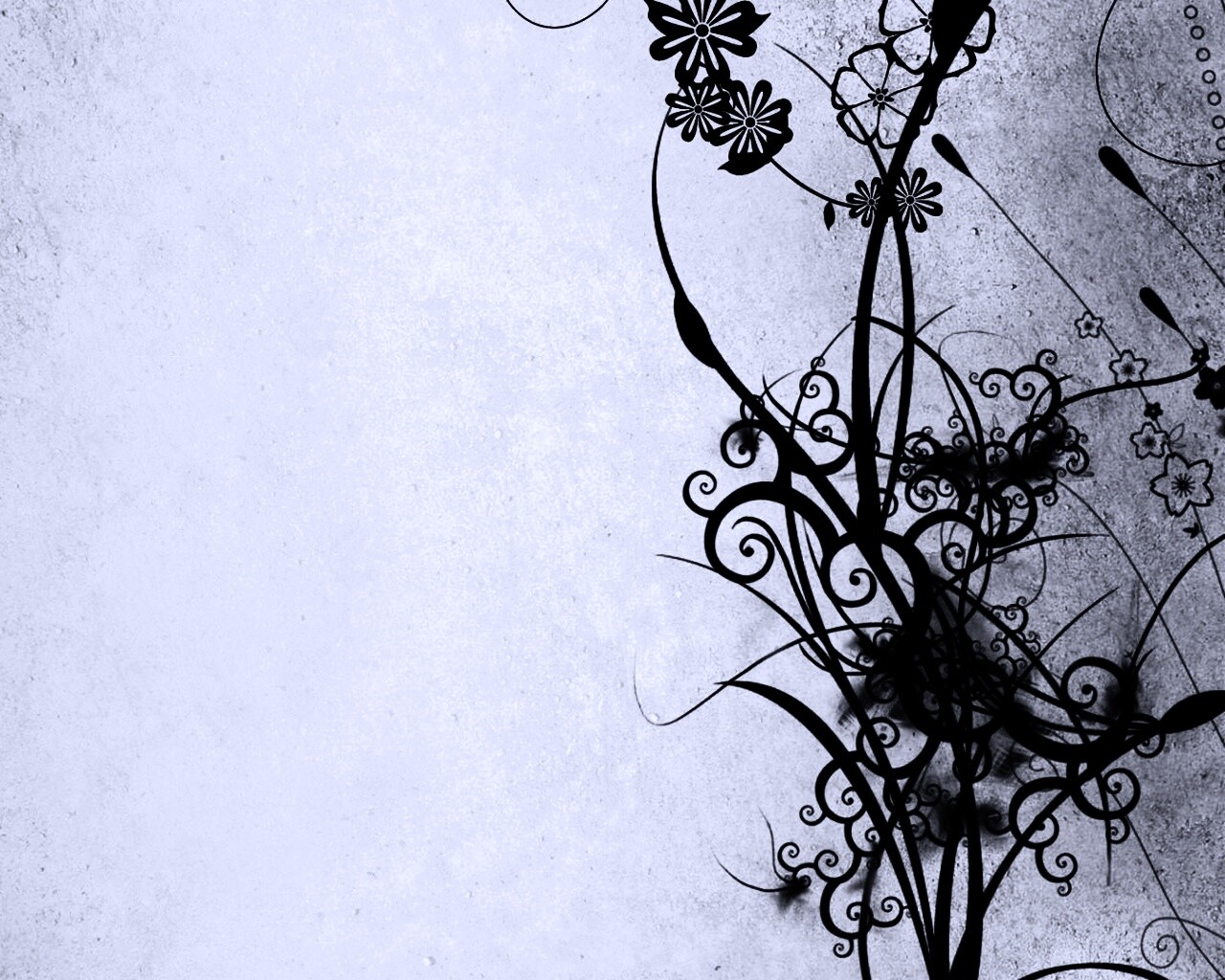 Фон с красивым черным узором обои