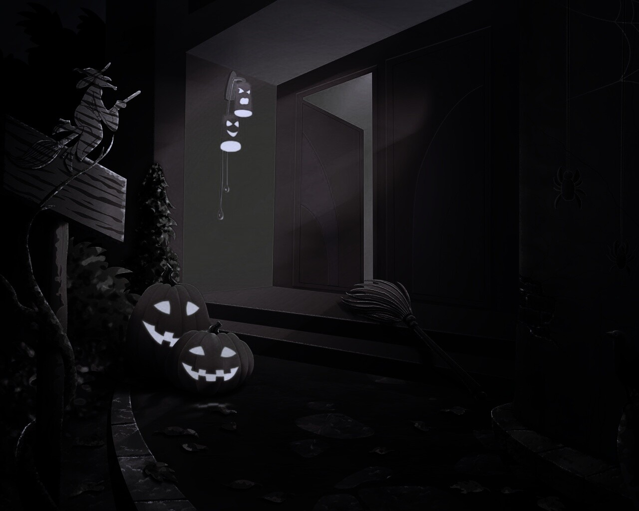 У входа обои