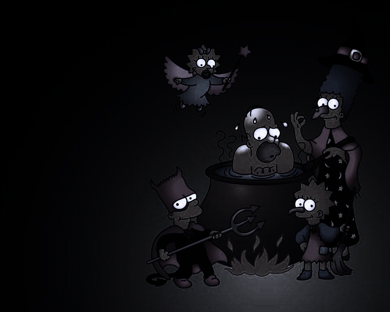 Шабаш Симпсонов обои