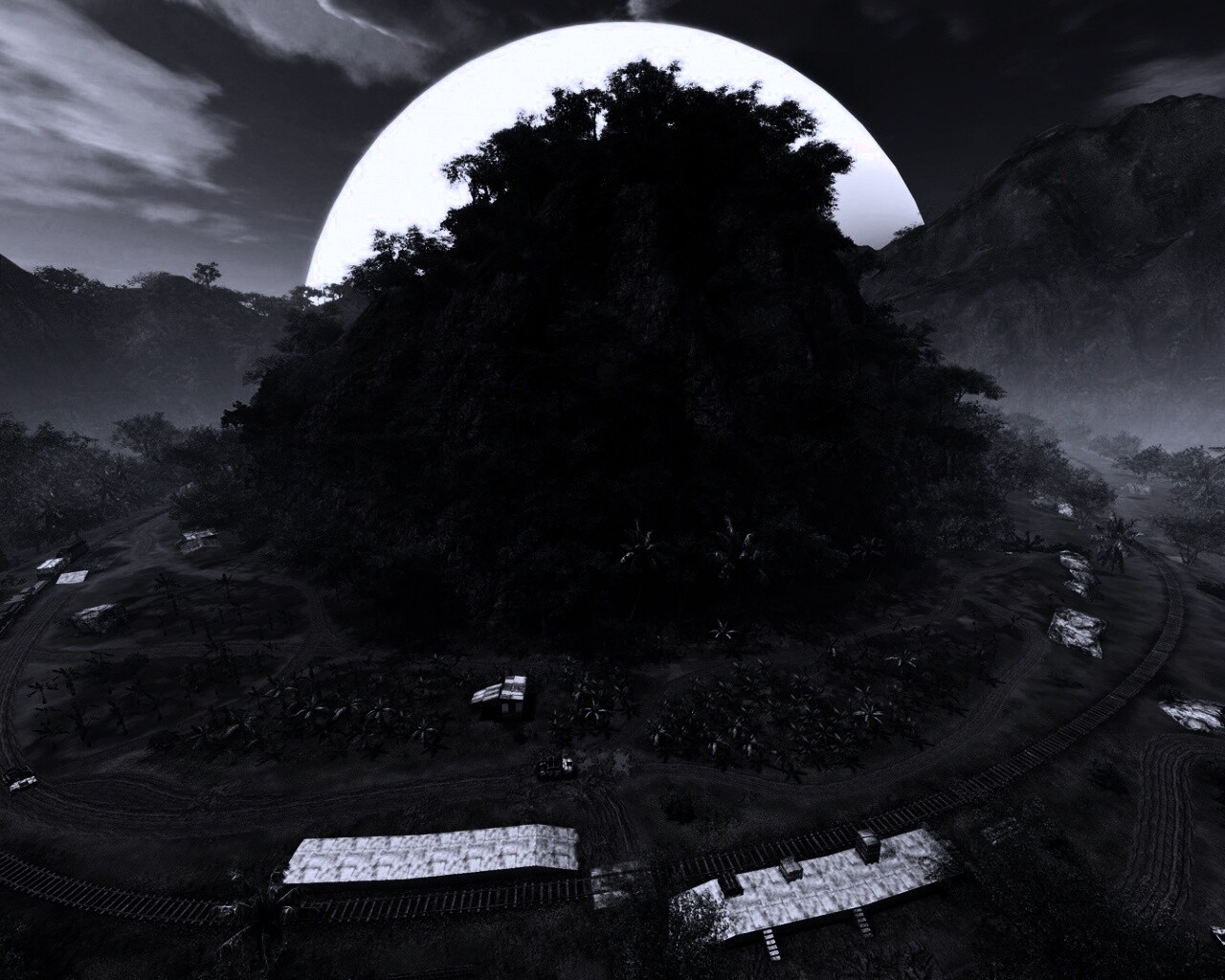 Железная дорога в тропиках из Crysis обои