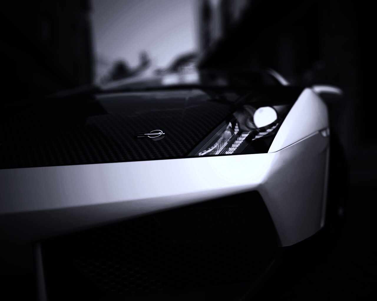 Lamborghini с карбоновым багажником обои