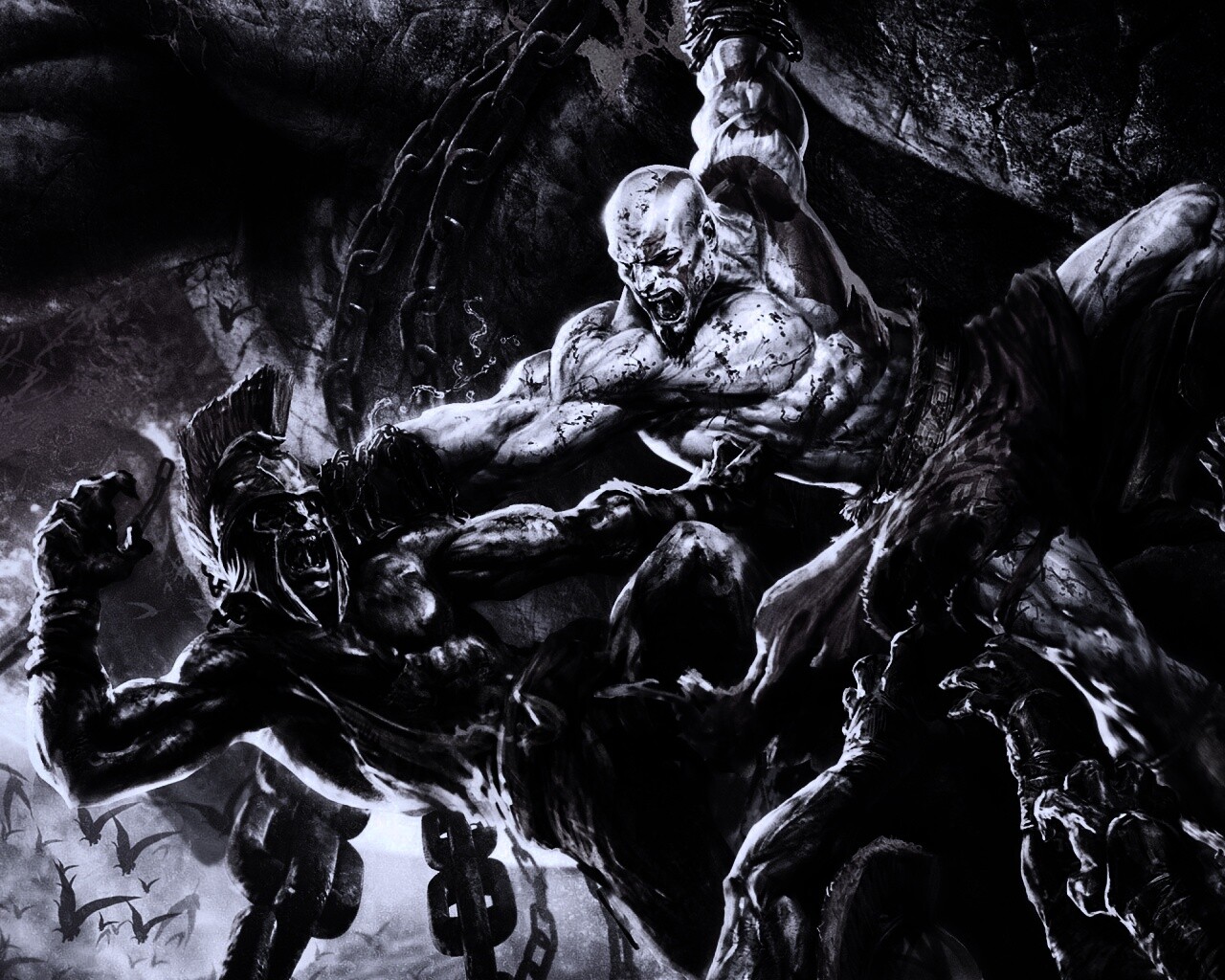 Бог войны обои