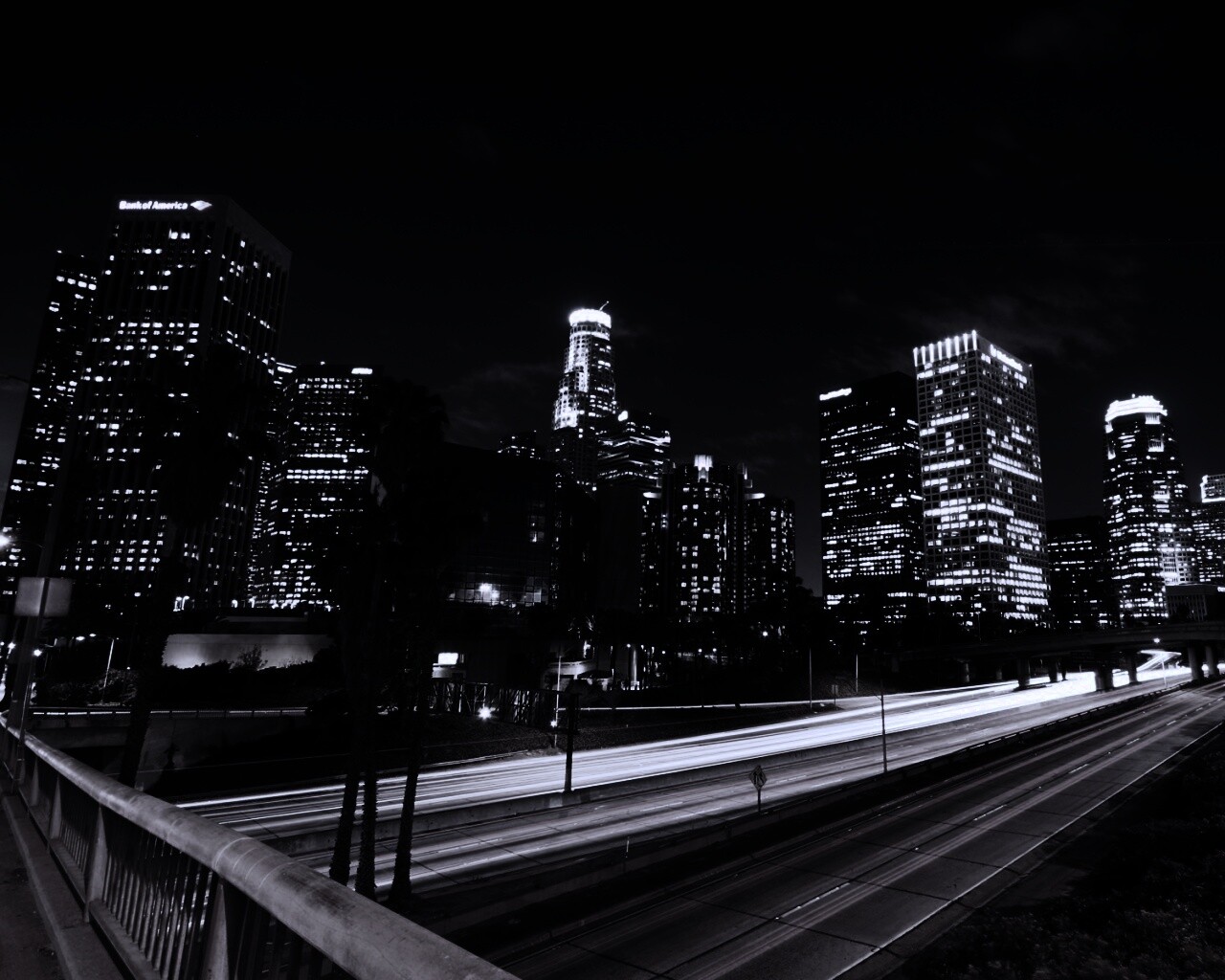 Ночной город обои