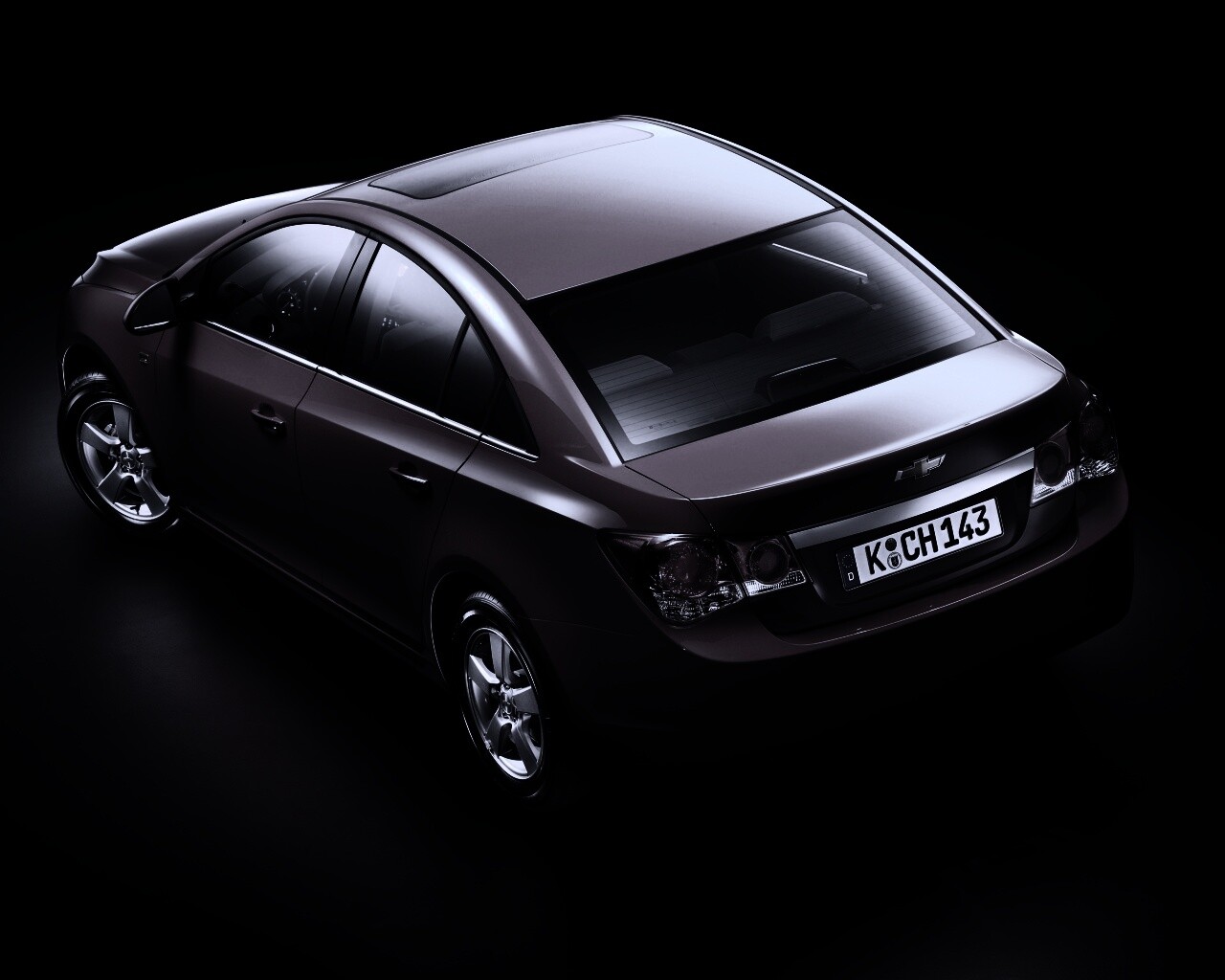 Шевроле Cruze красного цвета обои
