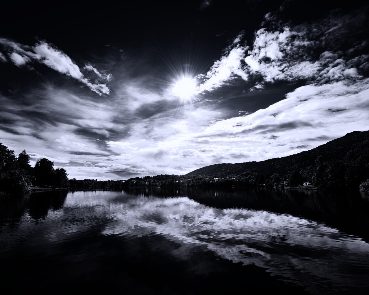 Норвежская река обои