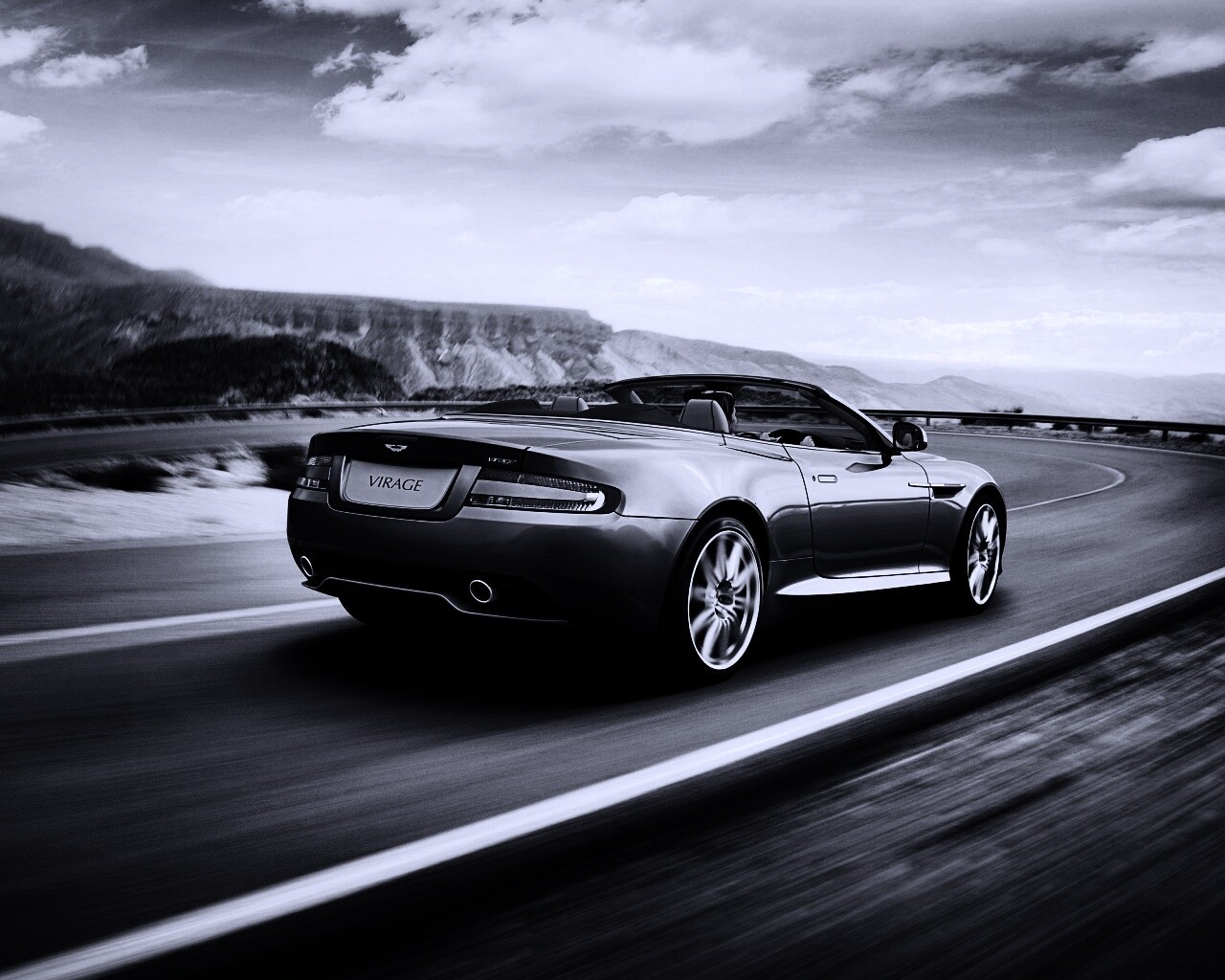 Астон кабриолет обои