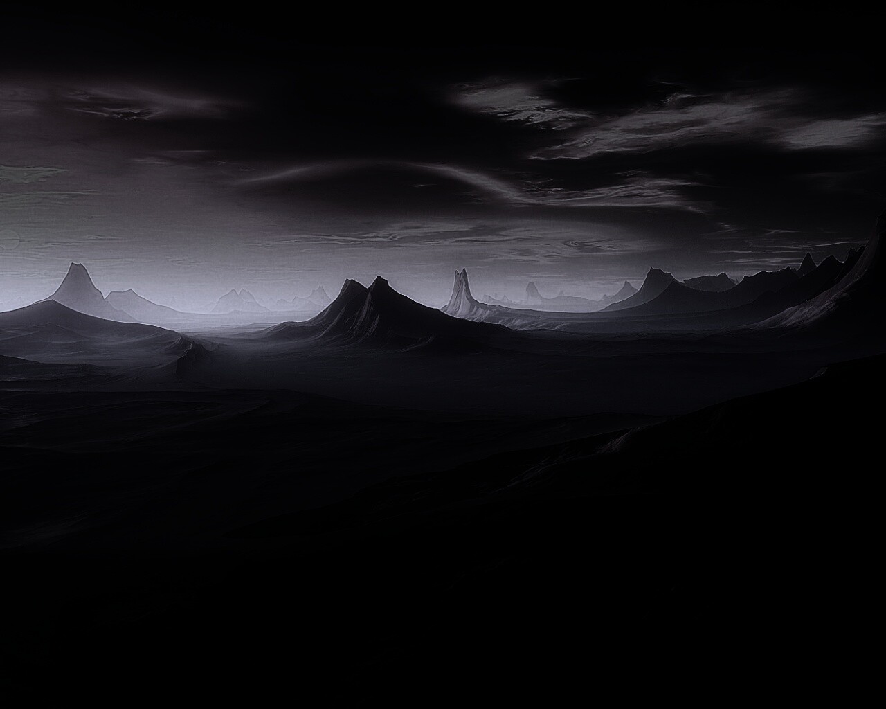 Инопланетный ландшафт обои