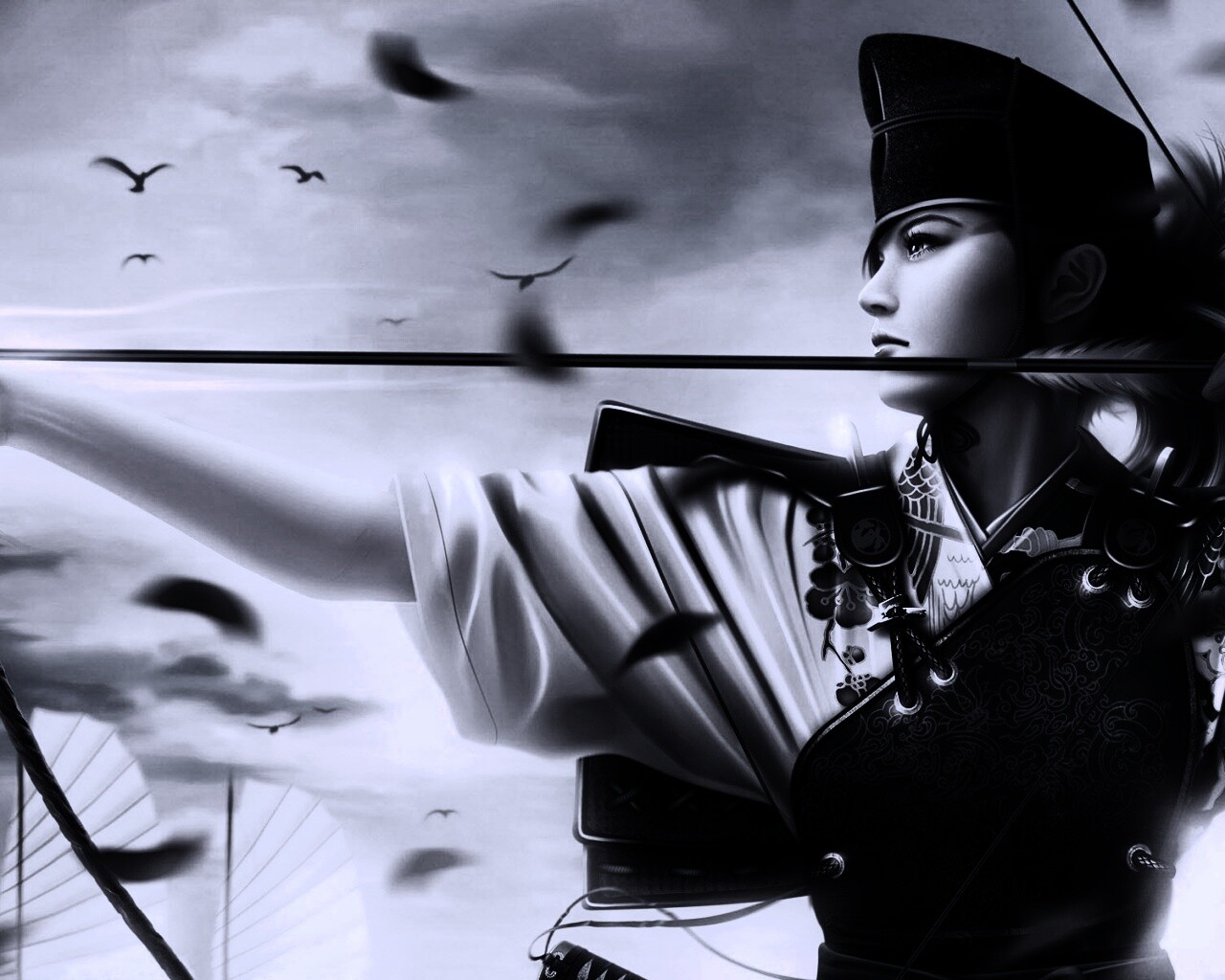 Лучница обои