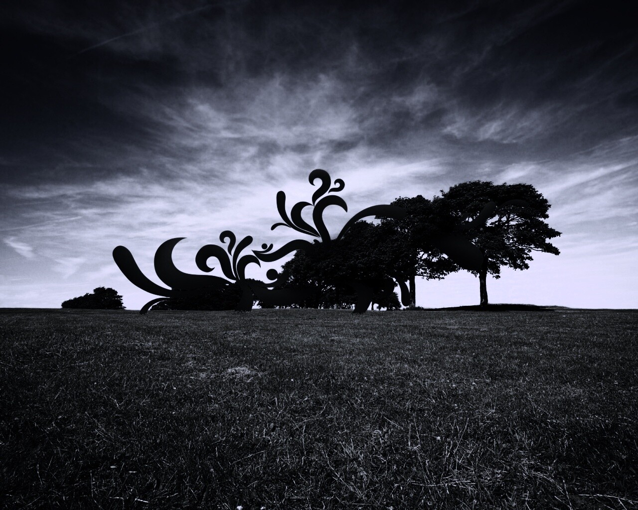 На равнине обои