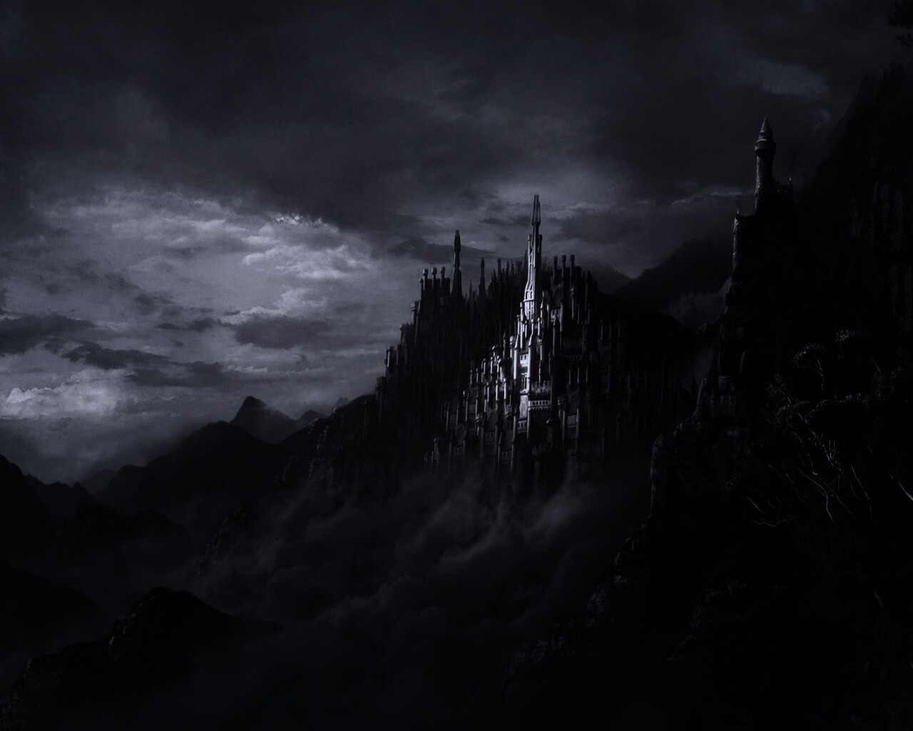 Сказочный город обои