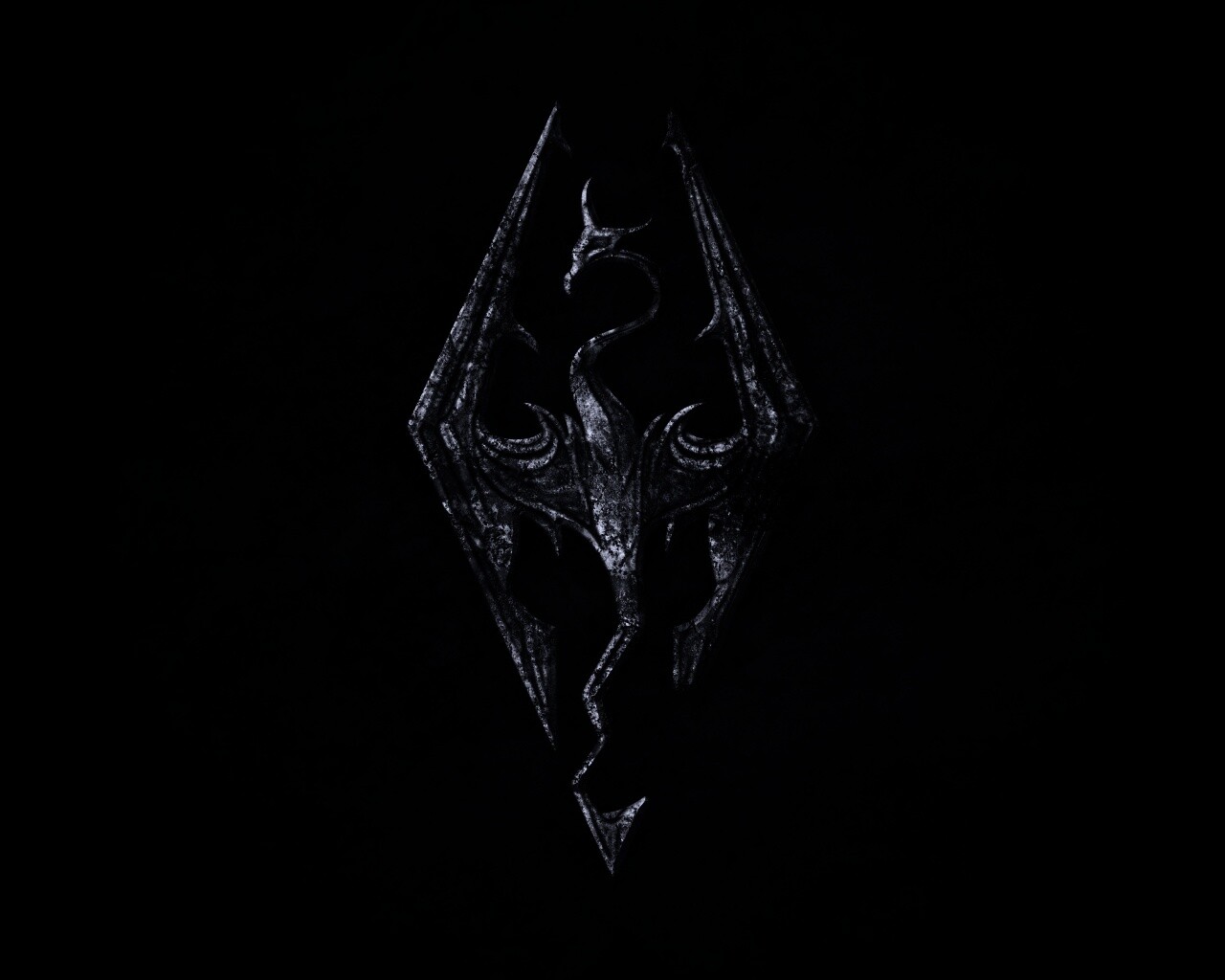 Логотип Skyrim обои