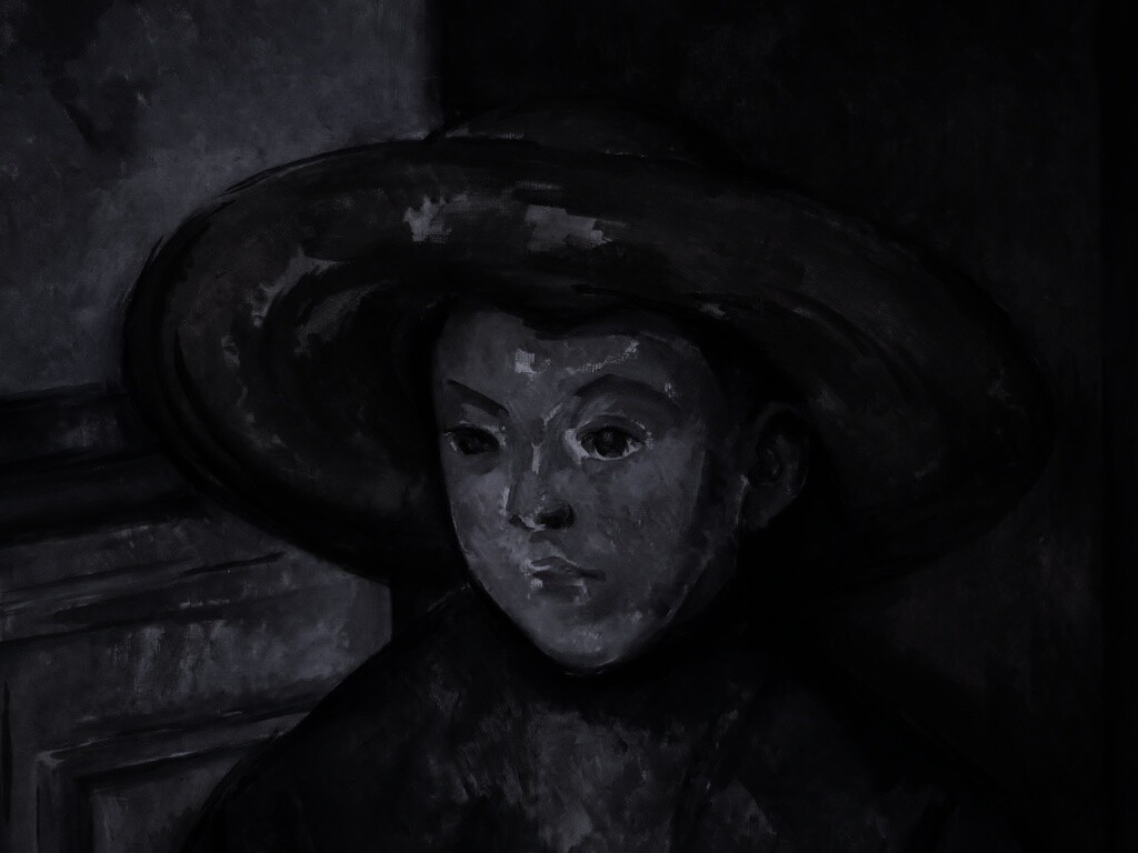 Мальчик в шляпе обои