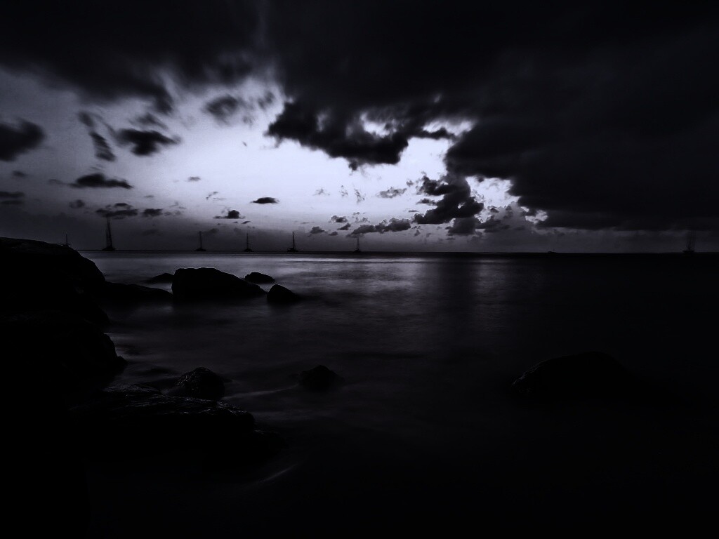 Кровавое море обои