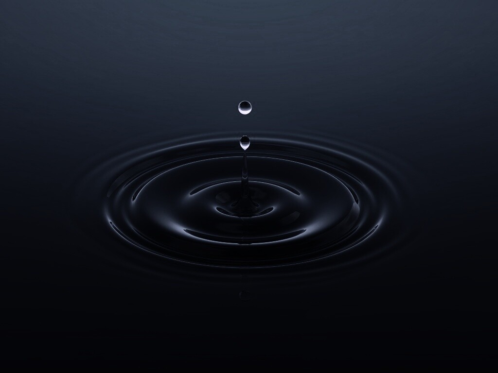 Упавшая капля обои