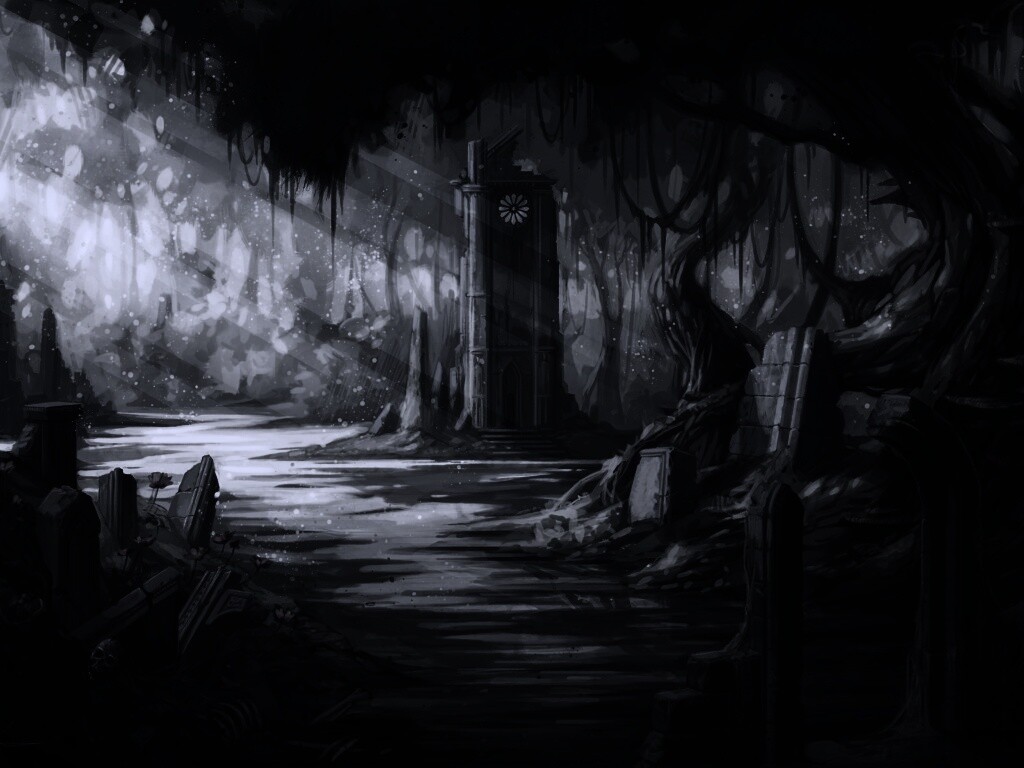 Руины эльфийского города обои