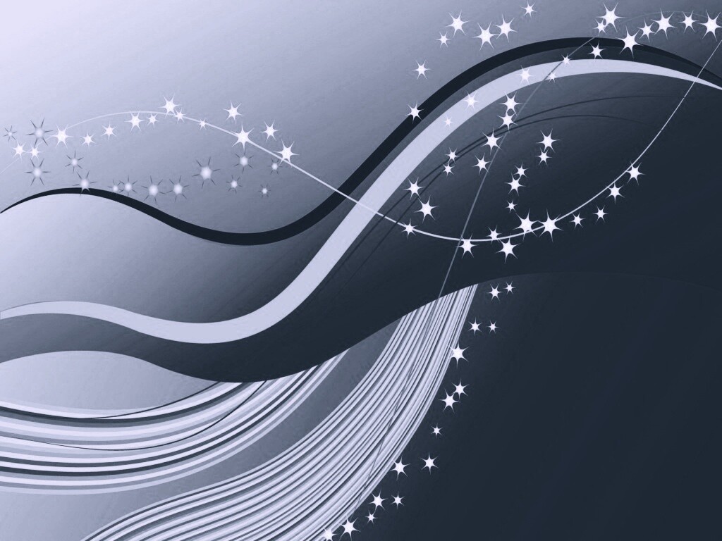 Голубые линие и белые блики обои