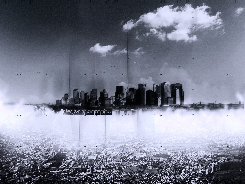 Летающий город обои