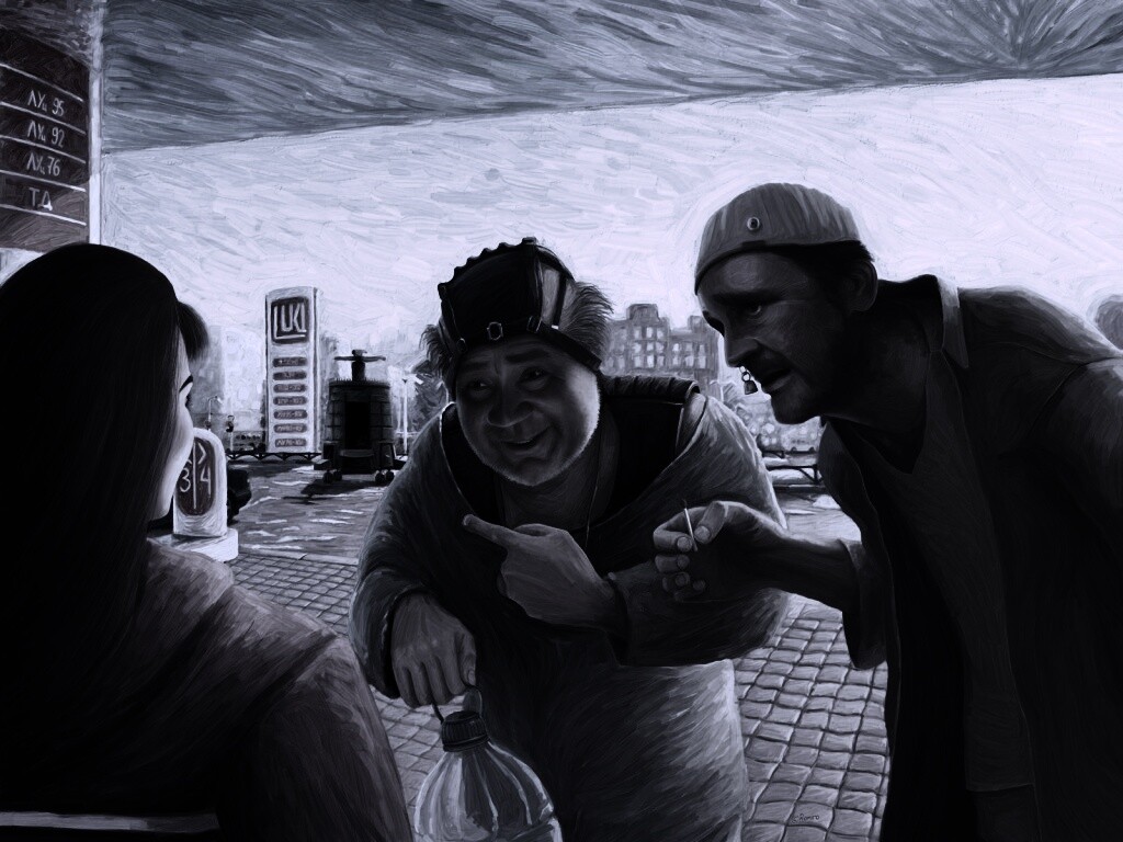 Арт пародия на Кин Дза Дзу обои