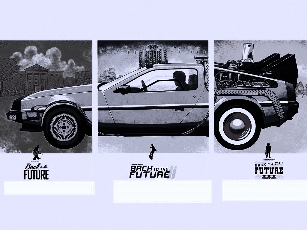 Делориан из Назад в будущее обои