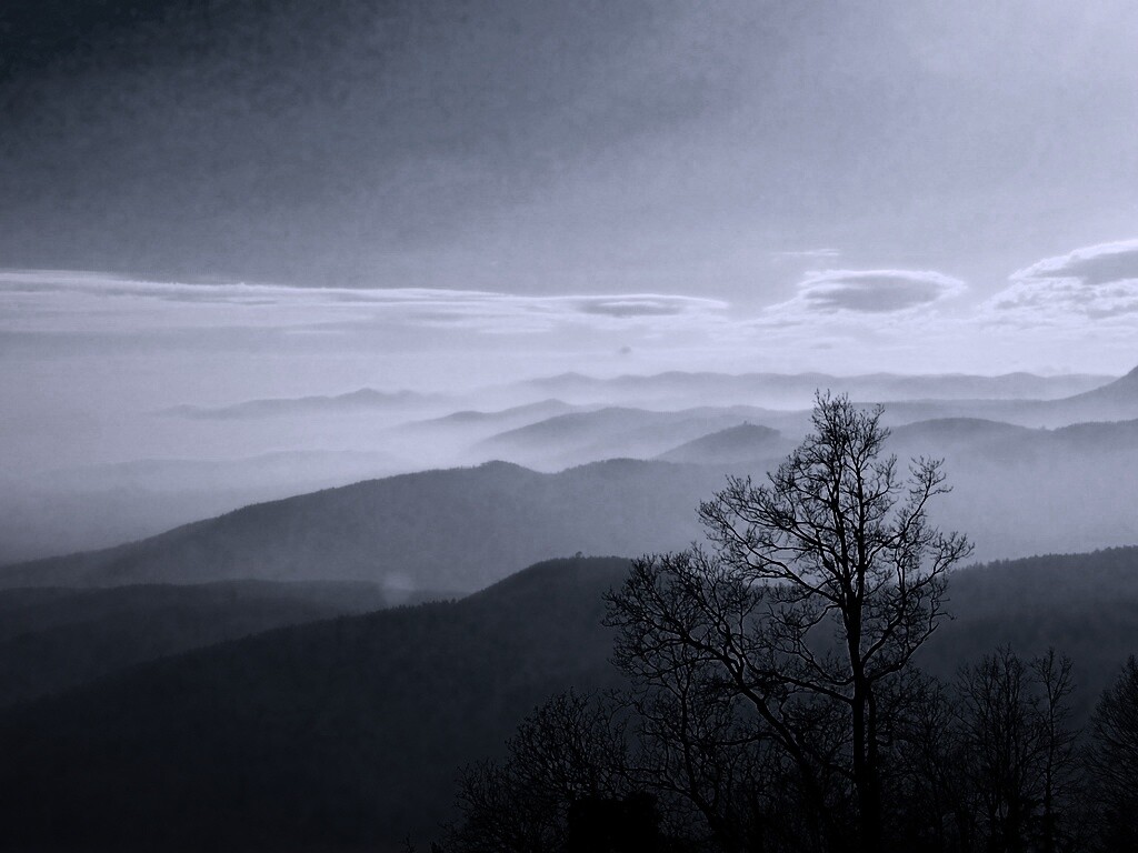 Голубые горы обои