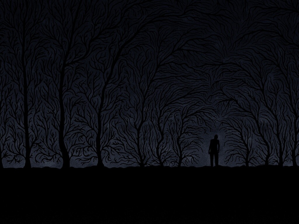 Смыкающиеся деревья обои