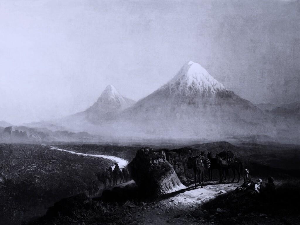 Картина "Вид на Арарат" обои