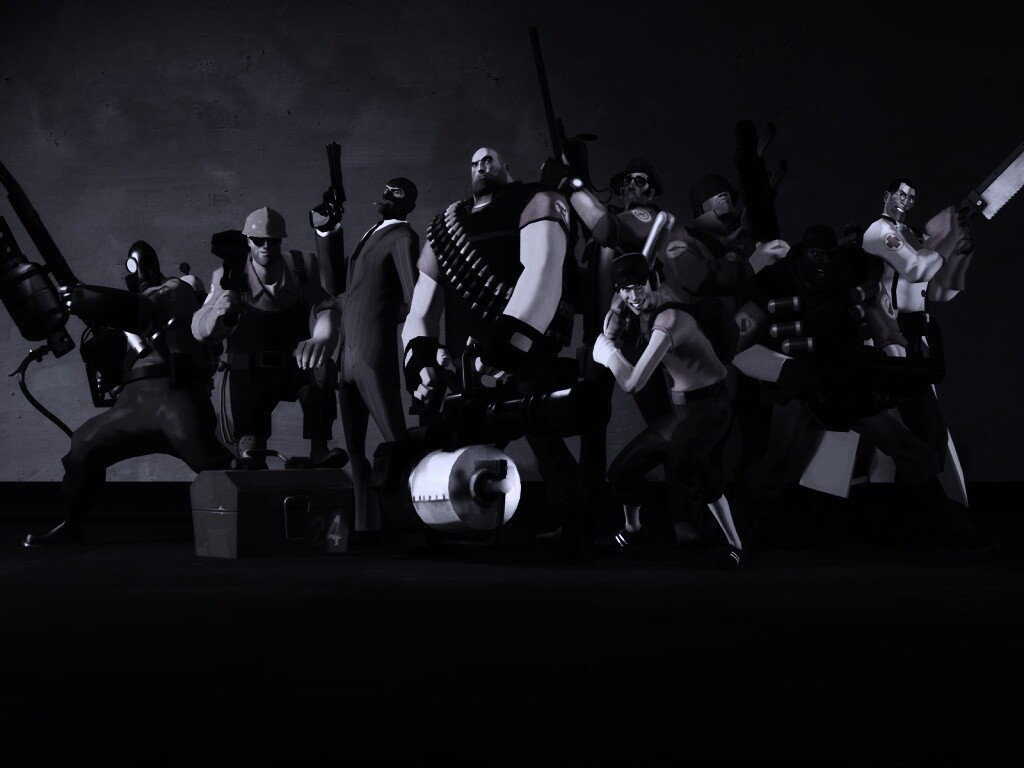 Герои игры Team Fortress 2 обои