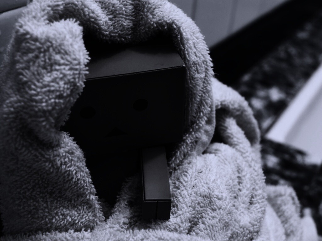 Yotsubato Danbo в полотенце обои