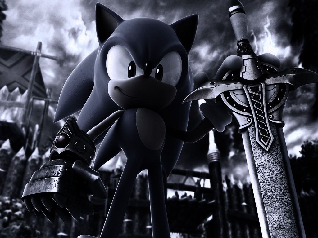 Соник с мечем обои