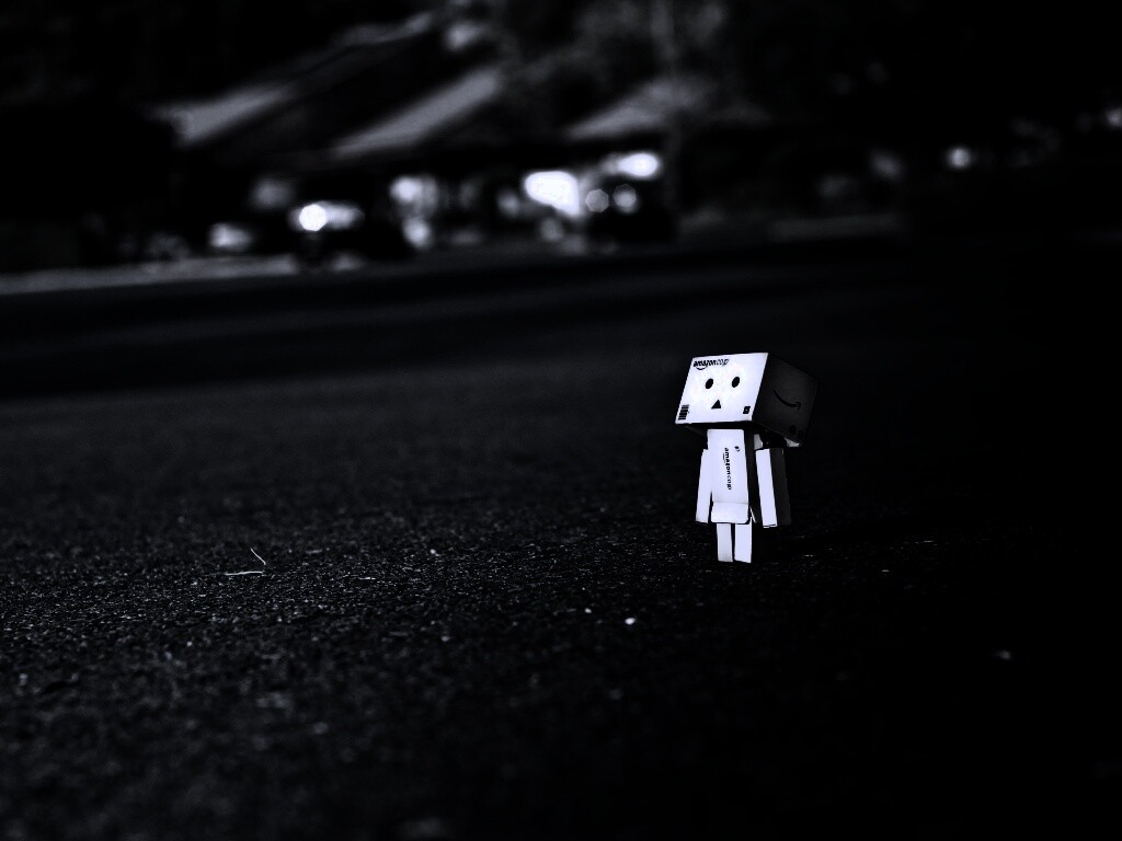 Данбо смотрит вверх обои