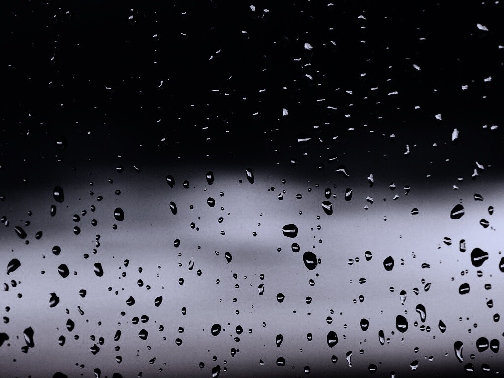 Капли на стекле обои