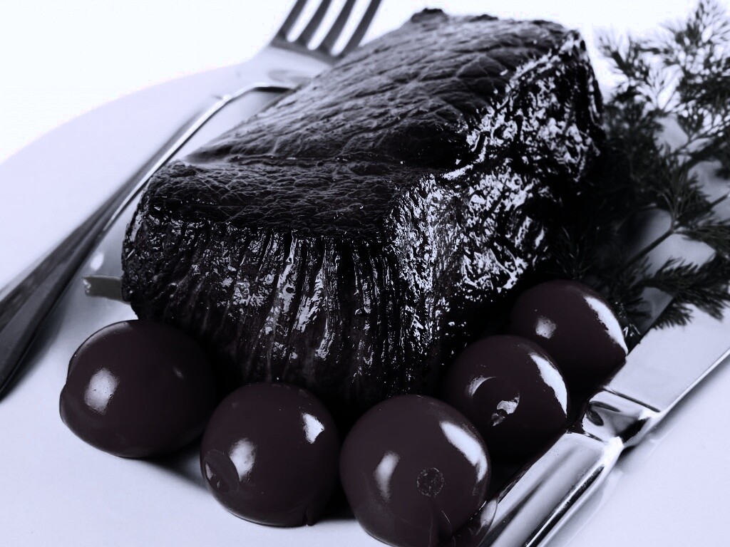 Стейк с помидорами обои