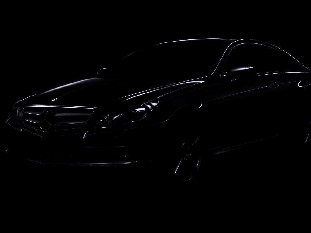 Черный Мерседес обои