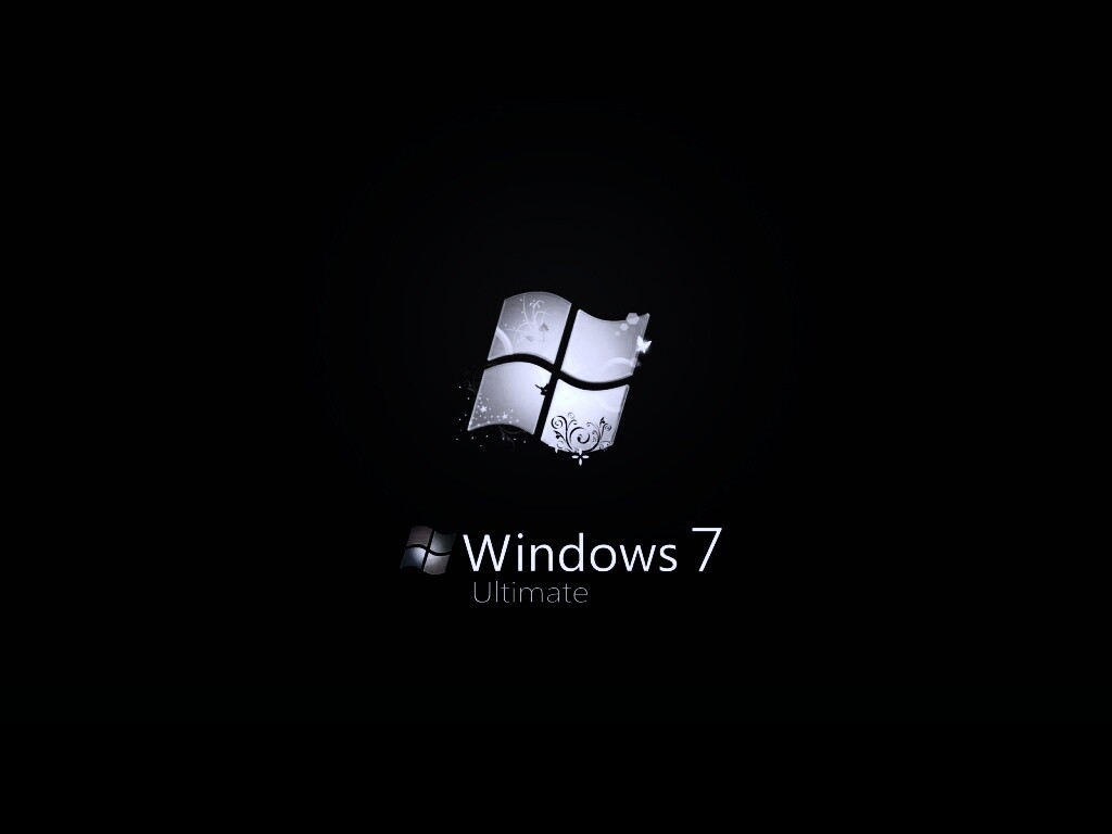 Логотип WIndows 7 Ultimate обои
