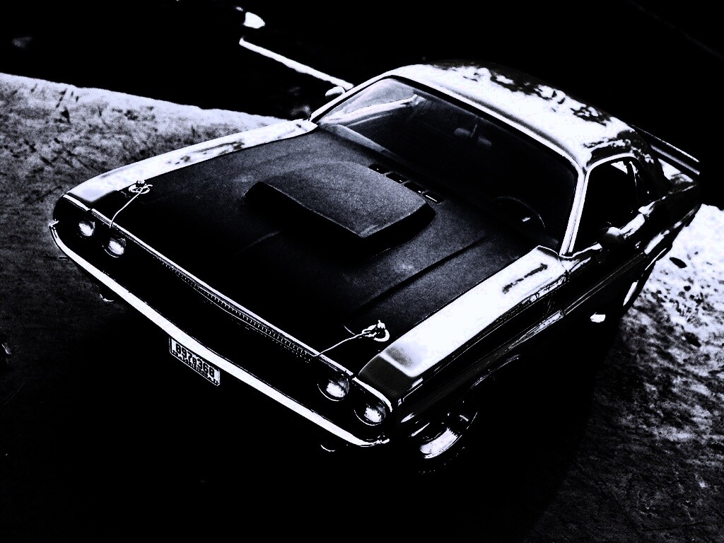 Додж на  каменистой поверхности обои