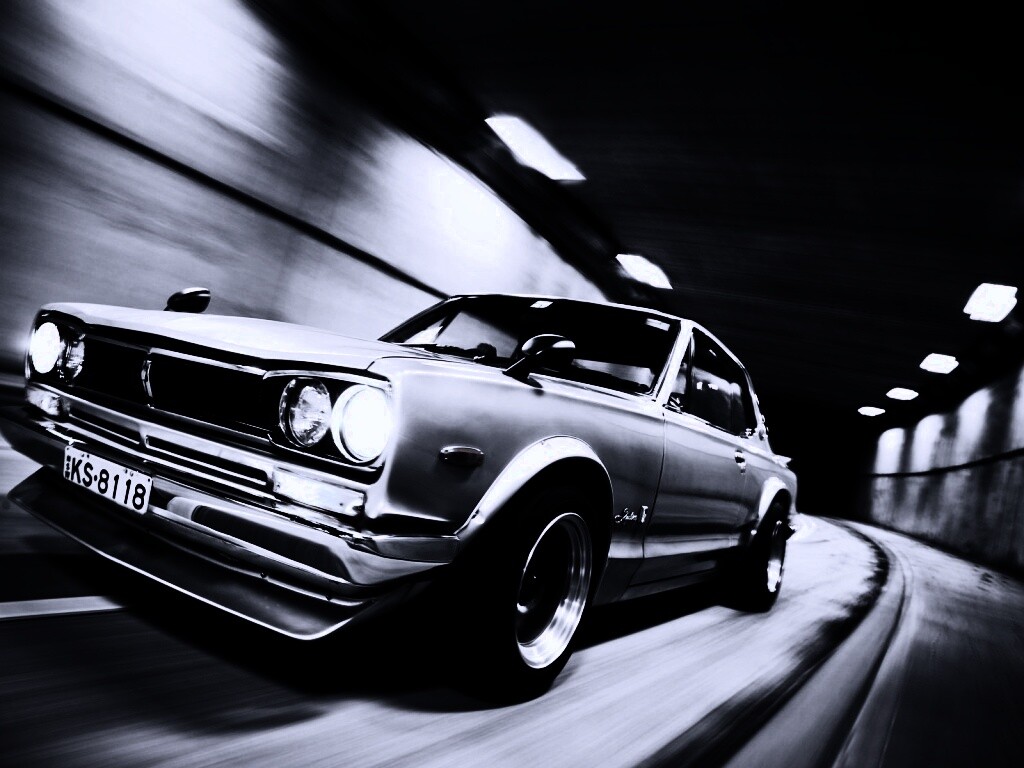 Авто в тоннеле обои