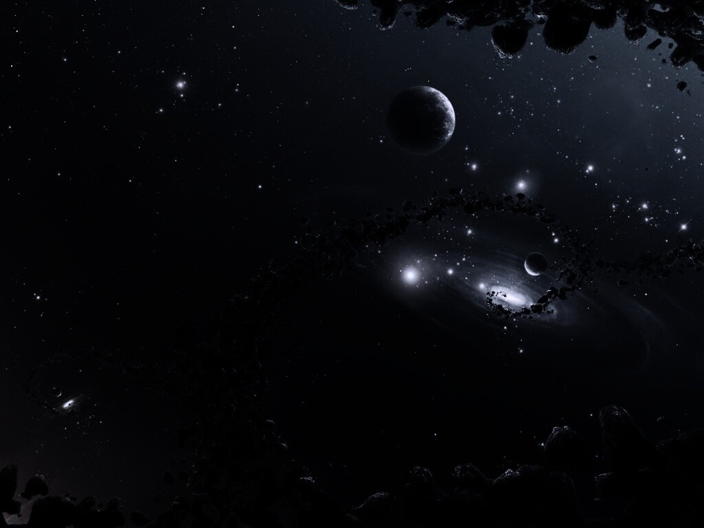 Причудливый пояс астероидов обои