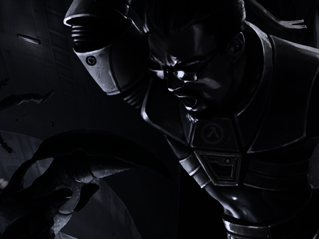 Рисованный Гордон Фримен обои