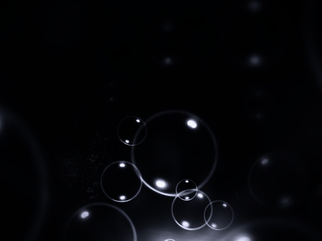 Пузыри в темной воде обои