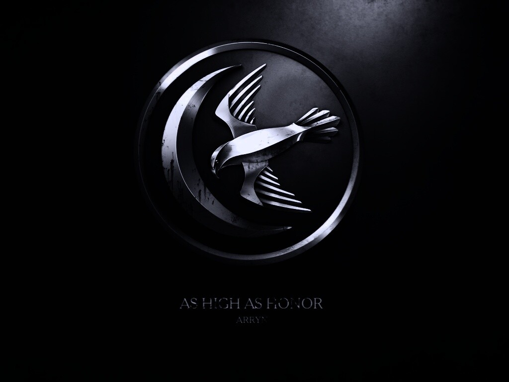 Металлический герб дома Аррен обои