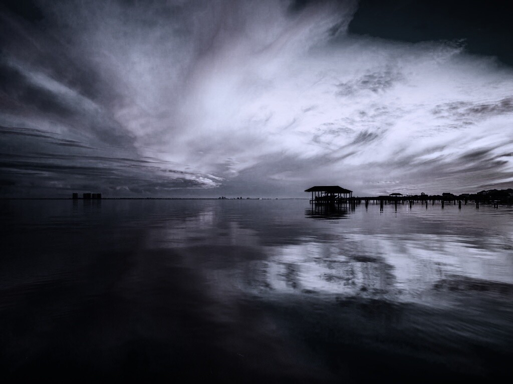 Прекрасный океанский закат обои