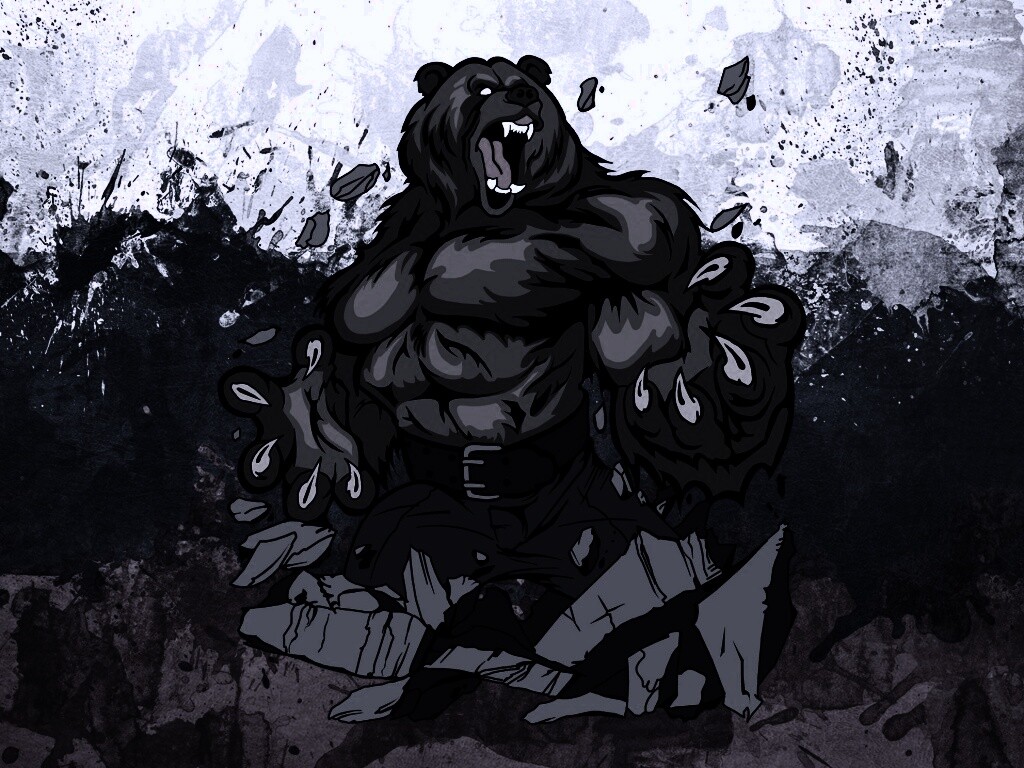 Русский патриотический медведь обои