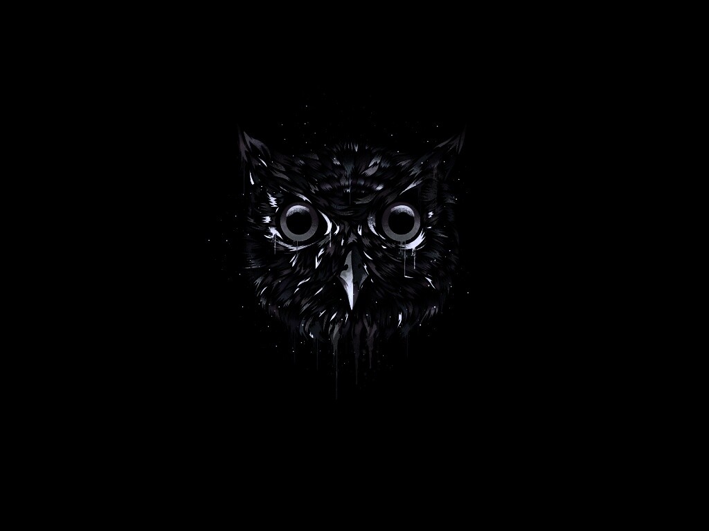 Векторная совиная голова обои