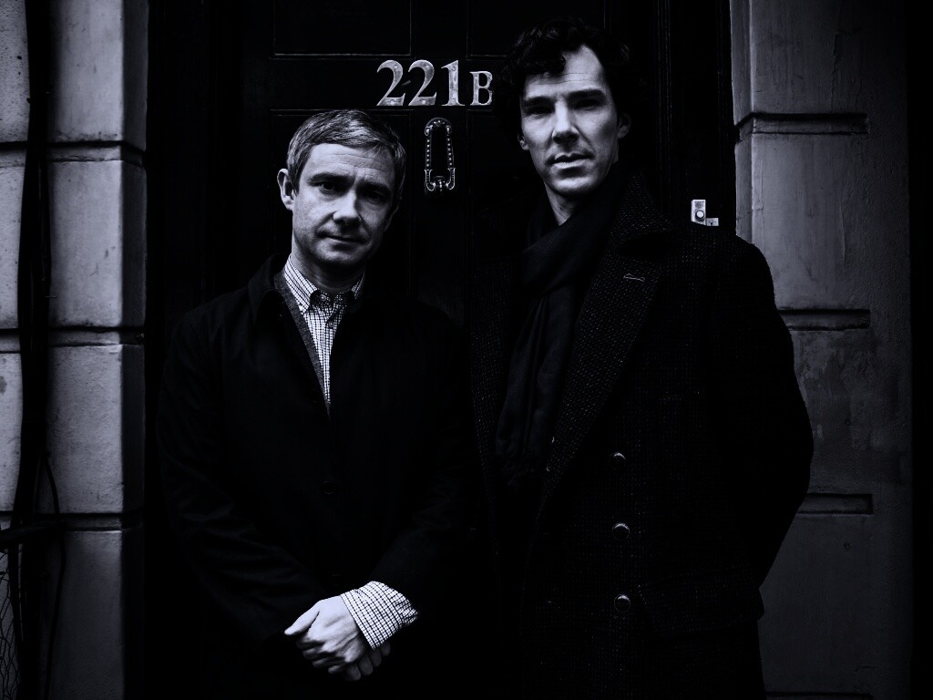 Шерлок и Ватсон обои
