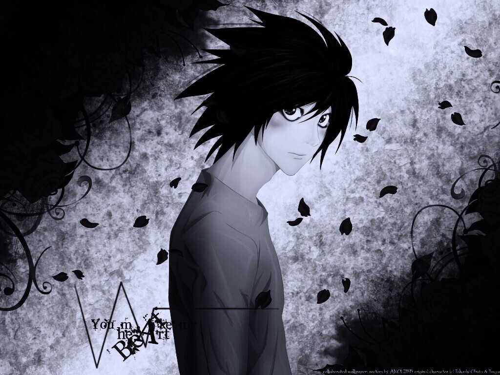 Тетрадь смерти, фанарт обои