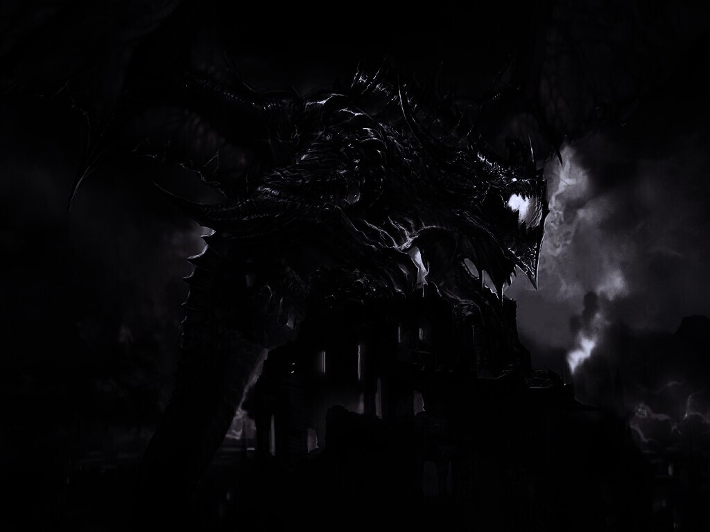 Огромный дракон обои